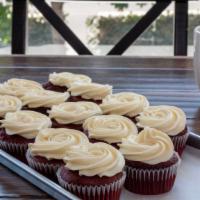 Red Velvet Cupcake (Gluten-Free) · Red velvet cupcake w/ cream cheese frosting. Soy Free + Nut-Free. 

For any icing exchanges ...