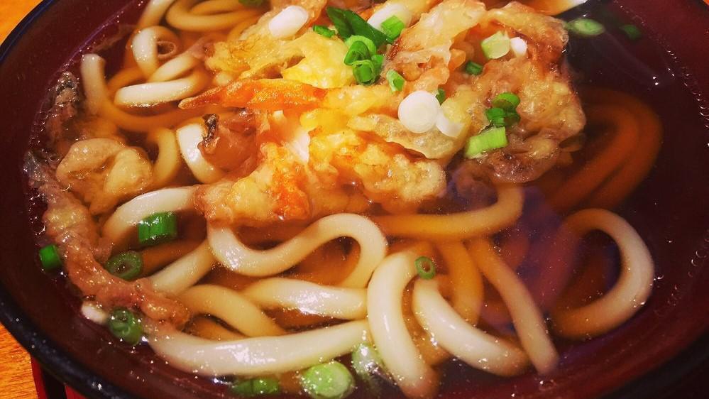 Shrimp Kakiage Udon · 