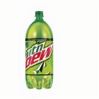 Mountain Dew (2 Liter) · A share size mountain dew 2 liter soft drink.