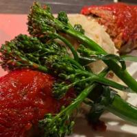 Stuffed Meatloaf · Beef, pork and veal blend stuffed with bacon, spinach, roasted red pepper and smoked Gouda, ...