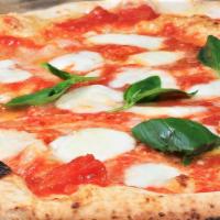 Margherita Gourmet Pizza · Fresh mozzarella, sauce, olive oil and basil