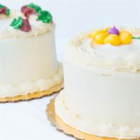 Vanilla Delight · Vanilla cake layered with vanilla buttercream.
Please indicate in special request field if y...