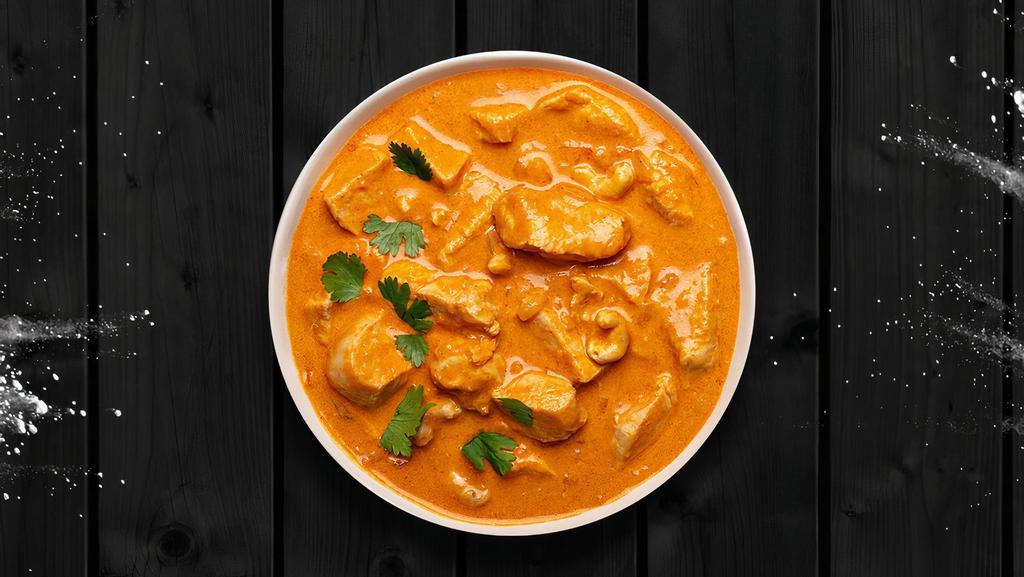 South Special Chicken Curry · A fiery chicken recipe with chicken pieces marinated in ginger, garlic, cumin, fennel, peppercorns, and red chilies. Cooked with onions, tomatoes, cinnamon sticks, and cloves.