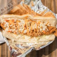 Fish Hoagies · Fried whitting  Cooked until well done , your choice of cheese , place in a fresh soft long ...