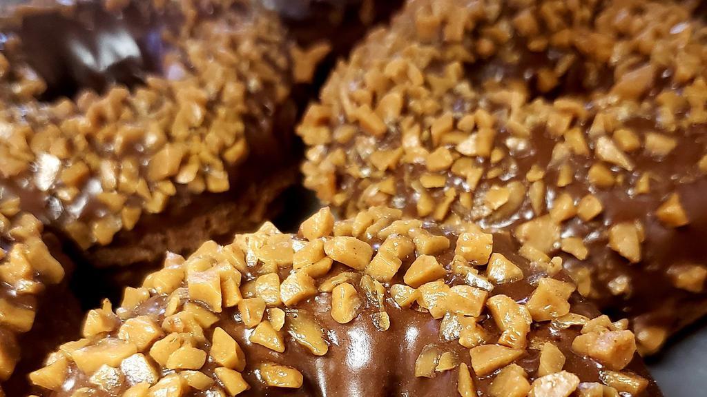 Cake Donuts · While supplies last, our Cake donuts are made fresh every morning. Dense cake, with just the right amount of spice. Plain, Maple Iced, Choc Iced, Choc Sprinkle, Vanilla Sprinkle, Vanilla Coconut, Chocolate Nut, Cinn & Sugar, Blueberry Cake