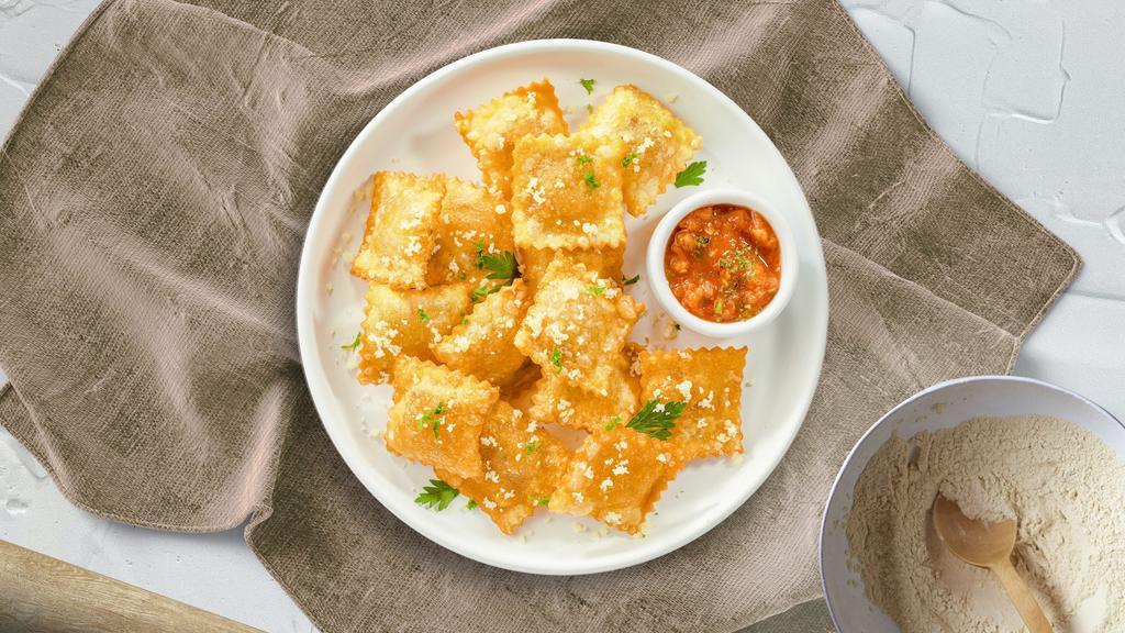 Fried Ravioli  · (Vegetarian) Cheese-filled ravioli breaded and fried until golden brown. Served with housemade marinara sauce.