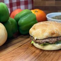 Hamburger · Five ounce USDA burger grilled to perfection with your favorite fixins.