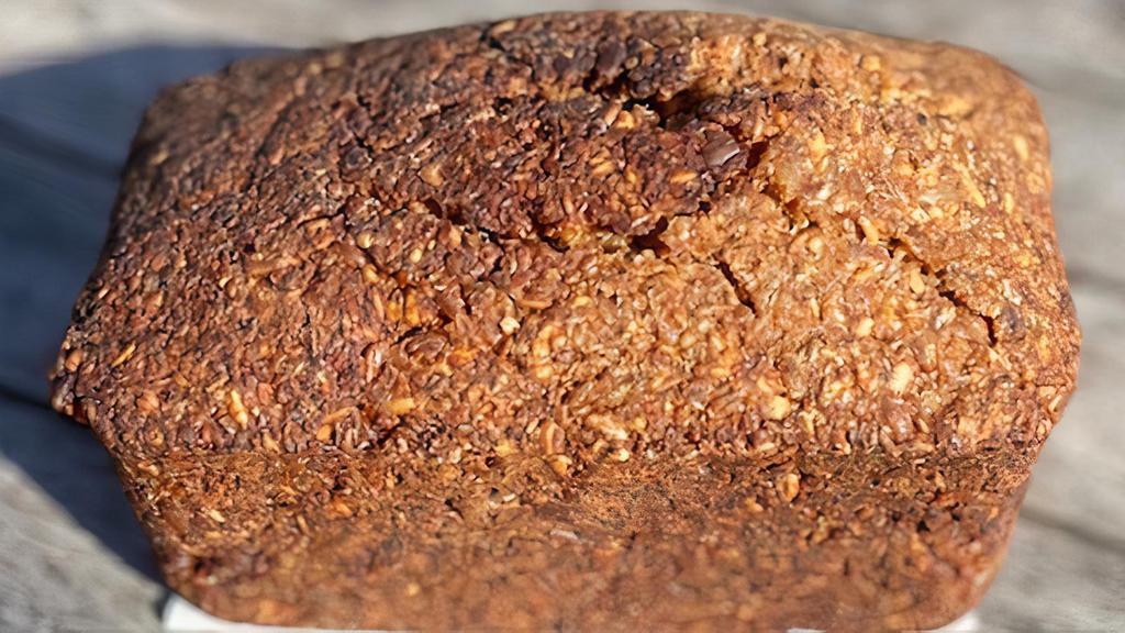 Danish Rye  · A dense dark rye loaf containing seeds and flax.