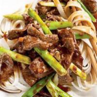 * Mongolian Beef · Hot & spicy. Sliced beef with scallions, onion marinated in Hoisin sauce.