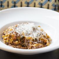 Spaghetti Bolognese · Parmesan