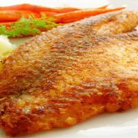 Tilapia · Crispy fried sea trout fillet, served with bread on the side. We fry in premium canola oil.