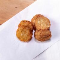 Toasted Hash Browns · Our hash browns are lightly seasoned and golden brown for maximum goodness. Delicious on the...
