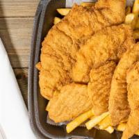 Chicken Tenders · With french fries. And choice of dressing.