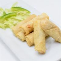 Spring Roll · Spicy Turnovers stuffed with minced potato, green peas and spices