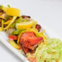 Tandoori Mixed Grill · Combination of sizzling tandoori specialties like chicken tikka, tandoori chicken, lamb boti...