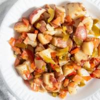Home Fries · Sweet peppers, onions and tomatoes.
