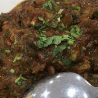 Goat Pepper Fry · A chettinadu style, succulent goat meat (bone in) cubes cooked in A very special southern pe...