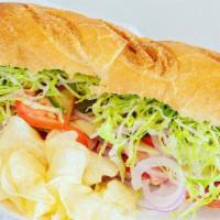 Italian Cold Cut Sandwich · Salami, mortadella, capicola & provolone