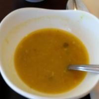 Dal Soup · A flavorful lentil with vegetables and spices.