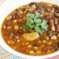 Kwati · Vegan. Traditional pure vegetarian dish of nine different kinds of sprouted beans simmered w...