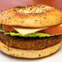 California Veggie Burger (Organic) · All natural carrots, zucchini, peas and spinach with multigrain bread, lettuce, tomatoes, ma...