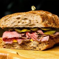 Pastrami Sandwich · Homemade beef pastrami