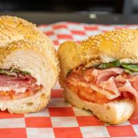 Cleveland Caprese No Prosciutto · Fresh Mozzarella, tomatos, basil and balsamic dressing on our braided roll.