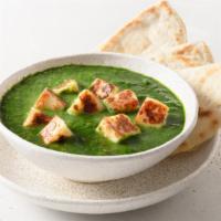 Saag Paneer · Spinach Curry with Rice