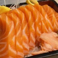 Saka Don Dinner · Sliced salmon over a bed of seasoned rice. Consuming raw or undercooked meats, poultry, shel...