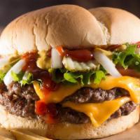Double  Cheeseburger -Craft Your Own · Craft your own double burger! Start with two beef patties cooked-to-order, then get cheesy w...