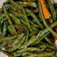 String Bean With Garlic Sauce · Served with white or brown rice.