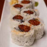 Spicy Tuna Sushi Roll · 