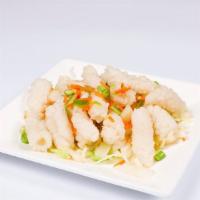 Squid W. Salted Pepper · Hot & Spicy.