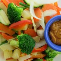 Siam Garden · Steamed mixed vegetable serve with thai peanut sauce not serve with rice.