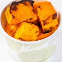 Roasted Sweet Potatoes · Sea salt. Gluten-free. Dairy-free.