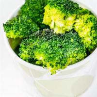 Roasted Broccoli · Lemon, black pepper. Gluten-free. Dairy-free.