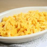 Mac N' Cheese · With beach fries (740 calories) or apple sauce (390 calories).