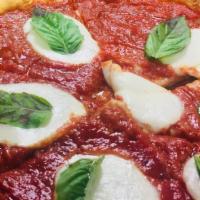Margherita Pizza · Popular item. Fresh mozzarella, fresh basil, olive oil and pizza sauce.