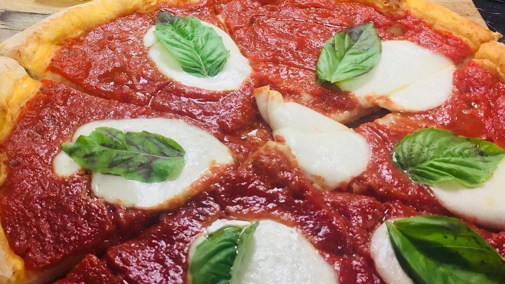 Margherita Pizza · Popular item. Fresh mozzarella, fresh basil, olive oil and pizza sauce.