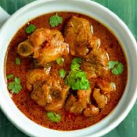 Andhra Kodi Koora (Chef Spl)                      (S) · Boned chicken cooked with spicy Indian spices made with house special sauce, and a hint of c...