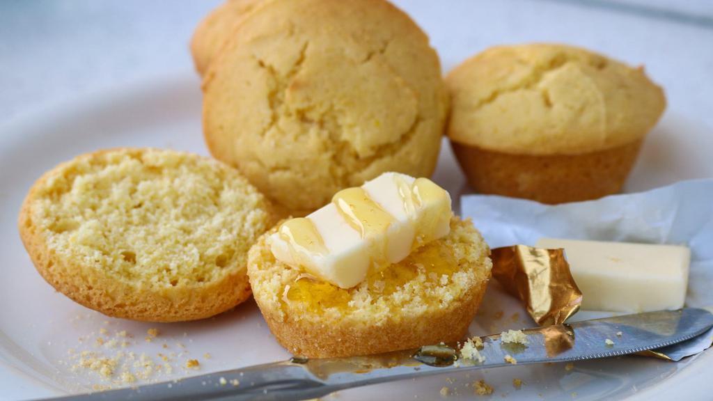12 Corn Muffins · Add 2 liter soda or a 6 pack for an additional charge.
