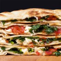 Vegetable Quesadilla · Delicious and juicy grilled veggies and cheese quesadilla.