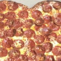 Meat Lovers · Red sauce, cheese, pepperoni, meatballs, ham, sausage and bacon.