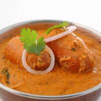 Kashmiri Malai Kofta Vegetarian , Gluten Free , Contain Dairy · Indian Farmers chese patties in rich creamy tomato sauce . 
Gluten free      Nut free      C...