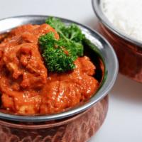Coconut Chicken Curry Halal , Gluten Free , Contains Dairy · Chicken cooked in coconut curry sauce. Served with basmati rice. Gluten free. Nut free. Cont...