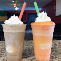Float  · Ice Cream Blended with Soda!
 Pick your Soda Flavor and Ice Cream Flavor!

 Popular Combinat...