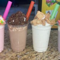 Cereal Frappe Flight - 4 Cups · A Flight of 4 Different Cereal Frappes. You chose the flavors. 
LIST 3 FLAVORS WITH CEREAL T...