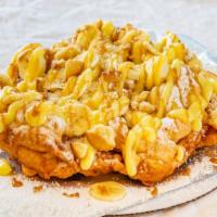 Funnel Cake · Served with powdered sugar.