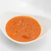 Chicken Tikka Masala · Diced, boneless white meat chicken tandoori-style cooked in rich tomato cream sauces.