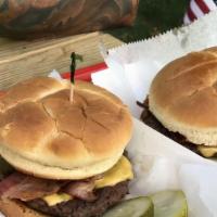 Bacon Lover'S Cheeseburger · Topped with crispy bacon and american cheese.